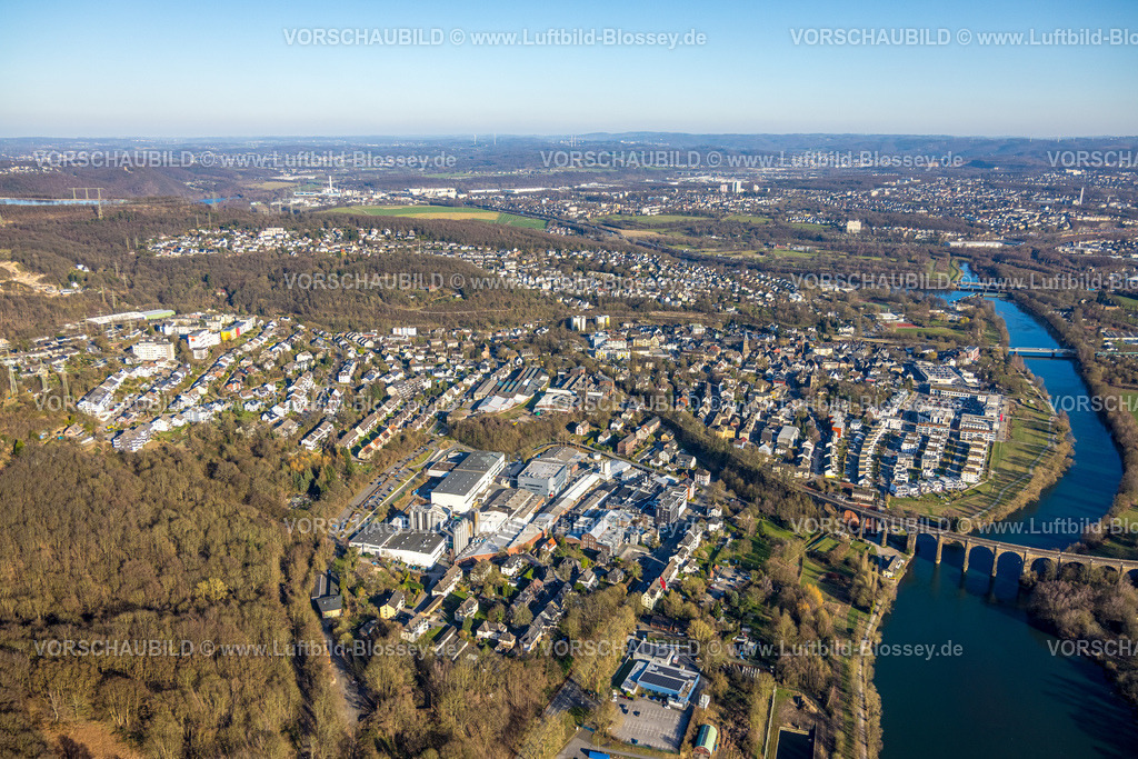 Herdecke260304268 | Luftbild, Ruhrviadukt Herdecke und Fluss Ruhr, Ortsansicht Herdecke, Ruhrgebiet, Nordrhein-Westfalen, Deutschland