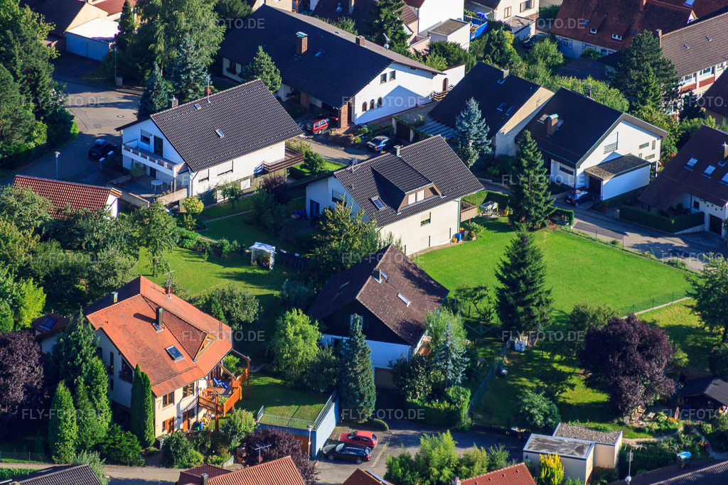 Luftbild: Kleinwäldle im Ortsteil Ellmendingen in Keltern im Bundesland Baden-Württemberg in Deutschland. Foto: IMG_32493.jpg vom 21.08.2010 durch Werner Riehm/FLY-FOTO.de
