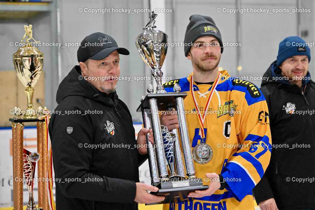 ESC Steindorf vs. EHC Althofen 8.3.2024 | ESC Steindorf vs. EHC Althofen 8.3.2024, ESC Steindorf vs. EHC Althofen Meisterfeier am 08.03.2024 in Steindorf (Ossiachersee Halle), Austria, (Photo by Bernd Stefan)