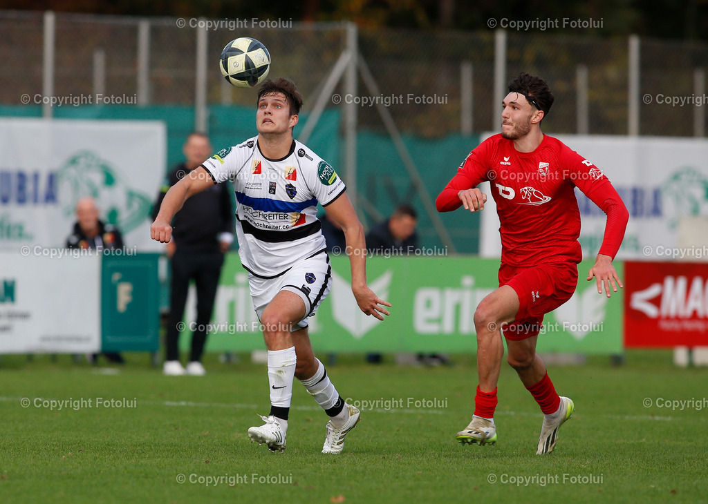 A_LUI_110925_17 | SPORT,FUSSBALL,LT1 OOE LIGA ASKOE OEDT 1B -SV BAD LEONFELDEN 11.10.2025 IM BILD: FINN RUDEL  (OEDT1B) UND MICHAEL KRUNERT (LEONFELDEN) FOTO:FOTOLUI