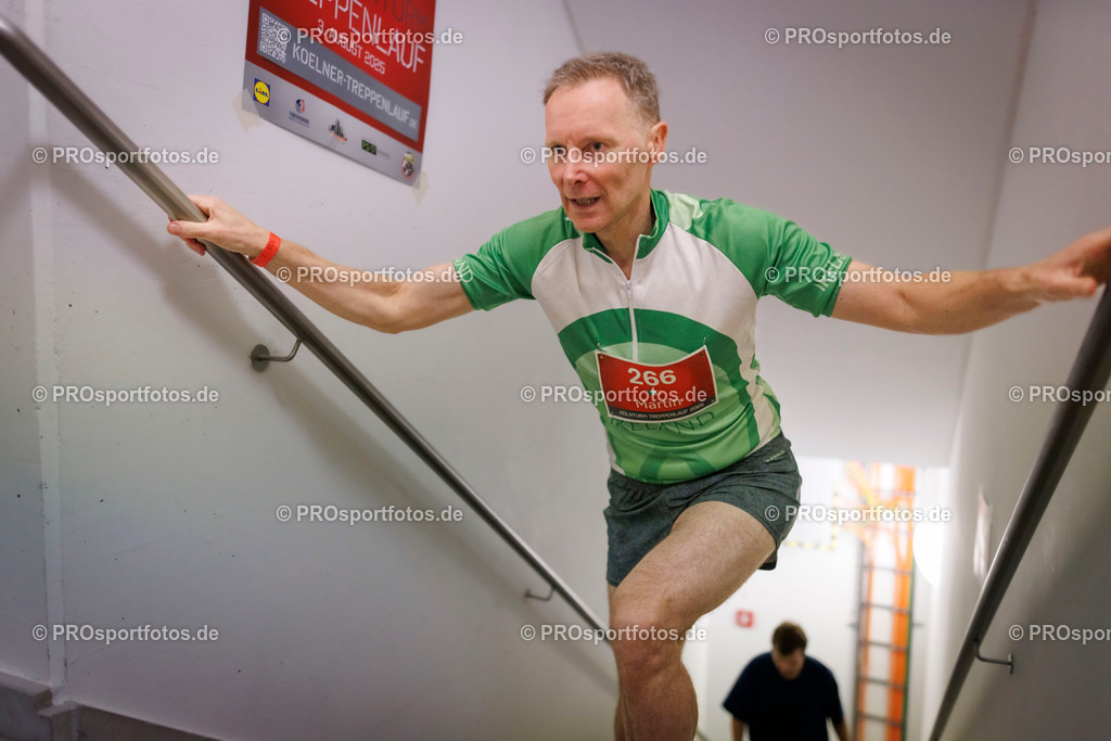 KölnTurm Treppenlauf; Köln, 03.08.2025 | Impressionen vom KölnTurm Treppenlauf am 03.08.2025 in Köln (Nordrhein-Westfalen). 