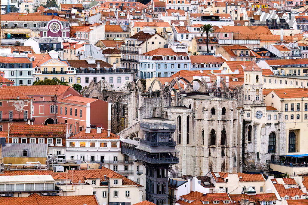 Layers of Lisbon | A tapestry of rooftops, colors, and history unfolds in the heart of Lisbon — where old churches, narrow streets, and timeless facades tell stories of resilience and charm. - Realisiert mit Pictrs.com