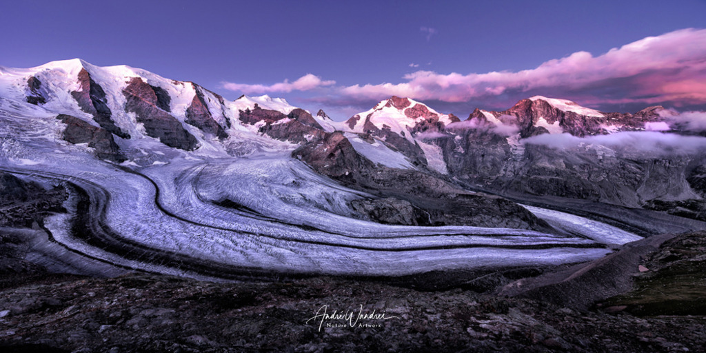 Morgen am Persgletscher | Andre Wandrei - Nature Artworx - Realisiert mit Pictrs.com