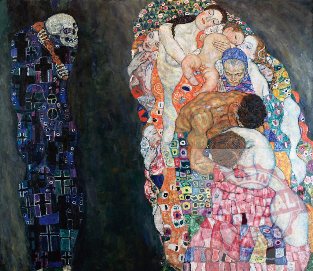 Gustav Klimt's Death and Life (1910-1915) famous painting. Original from Wikimedia Commons. Digitally enhanced by rawpixel. | Gustav Klimt's Death and Life (1910-1915) famous painting. Original from Wikimedia Commons. Digitally enhanced by rawpixel. - Realisiert mit Pictrs.com