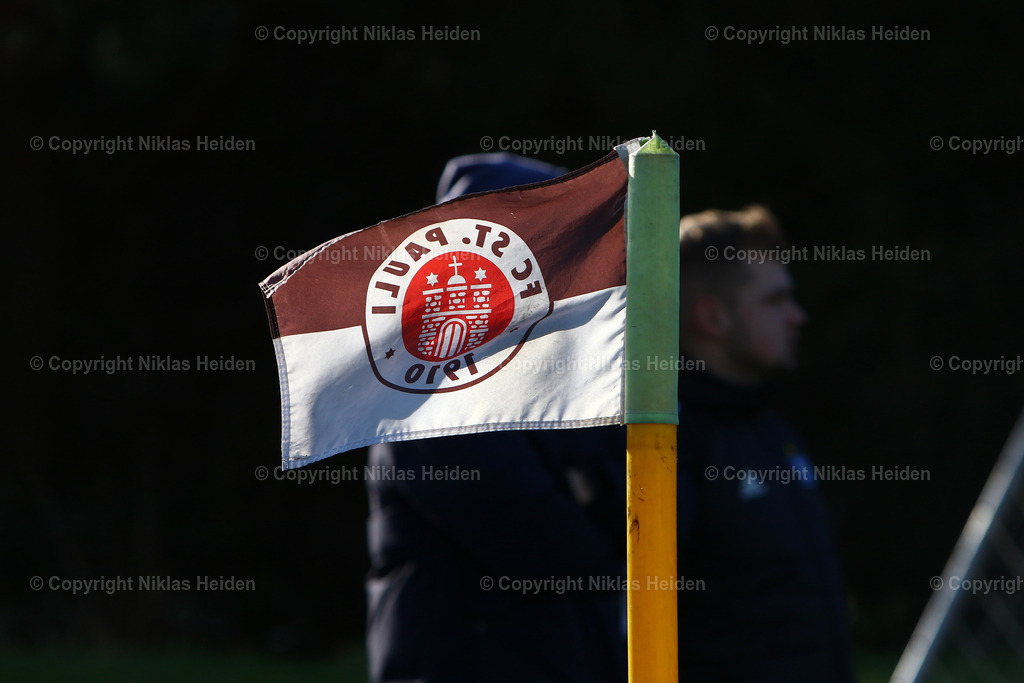 NH_FCStPauliU19_HamburgerSVU19_U19Bundesliga_27012024 | Eckfahne des FC St. Pauli am Brummerskamp

A-Junioren-Bundesliga Nord/Nordost I 14. Spieltag I 27.01.2024