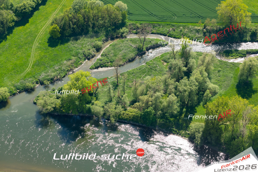 Die Luftbildaufnahme Zusam - Donau wurde 2019 mittels Flugzeug (keine Drohne) erstellt. Perfekte Schärfe und Druck- Ergebnisse- Garantiert!