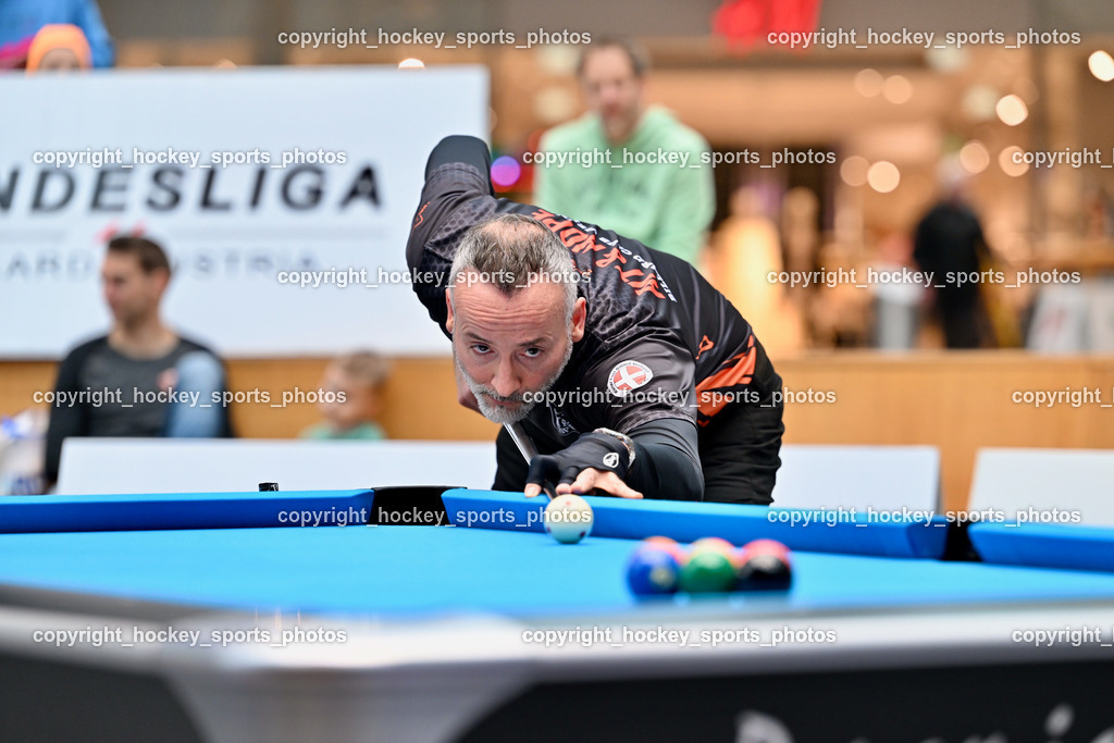 Pool Billard Bundesliga 2025 im ATRIO | MICHAEL MOSLER, Pool Billard Bundesliga 2025 im ATRIO, Pool Billard Bundesliga 2025 im ATRIO am 29.03.2025 in Villach (Atrio), Austria, (Photo by Bernd Stefan)
