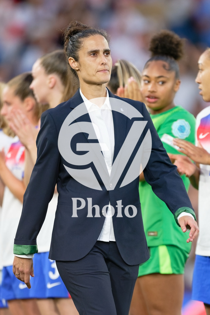 England v Spain - UEFA Women's EURO 2025 Final | BASEL, SWITZERLAND - JULY 27:  Montserrat Tome of Spain looks dejected  during the UEFA Women's EURO 2025 Final match between England and Spain at St. Jakob-Park on July 27, 2025 in Basel, Switzerland. (Photo by Giuseppe Velletri/Sports Press Photo/Getty Images)