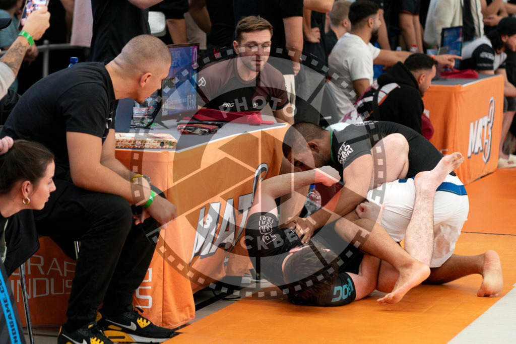 20240915PBB3433 | Athletes compete during the Grappling Industries’ grappling and Brazilian jiu-jitsu competition in Berlin, on September 15, 2024.