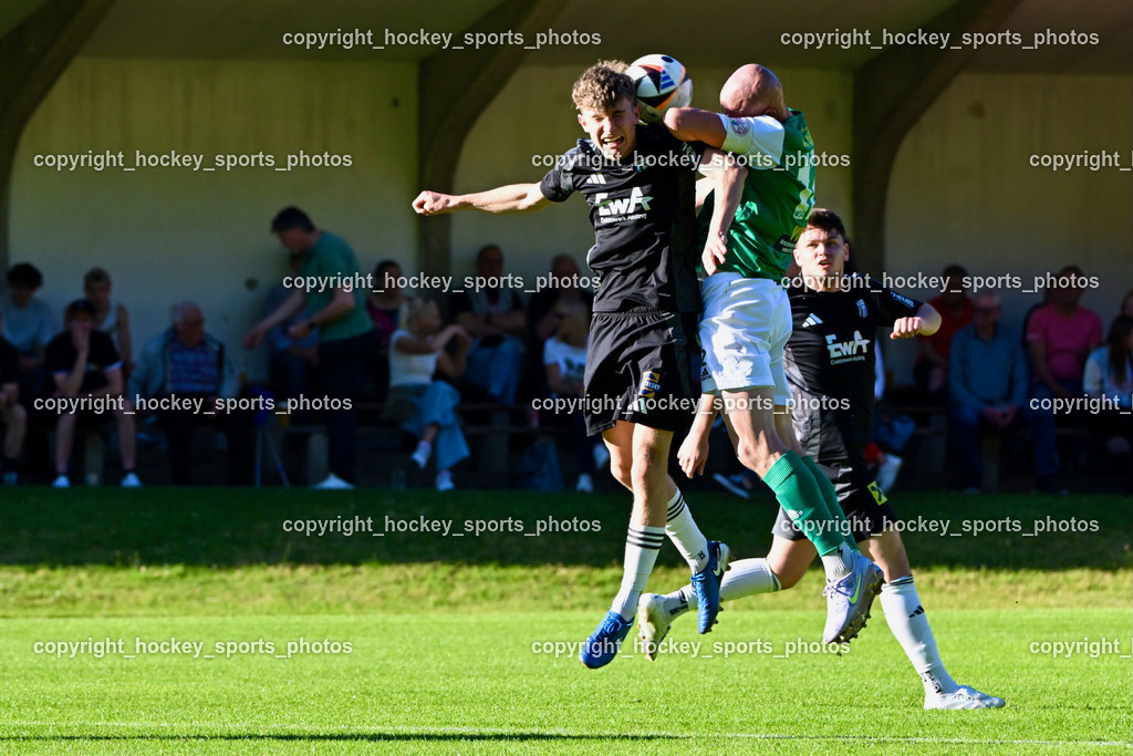 WSG Radenthein vs. URC Thal Assling | #47 Luis Felder URC Thal Assling, #12 Stefan Rauter WSG Radenthein, WSG Radenthein vs. URC Thal Assling, WSG Radenthein vs. URC Thal Assling am 30.05.2025 in Radenthein (Sportplatz Radenthein), Austria, (Photo by Bernd Stefan)