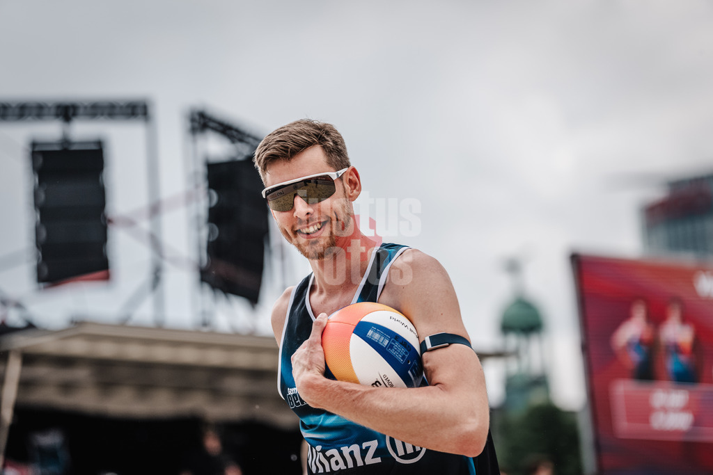 Beachvolleyball | Männer | German Beach Tour 2024 | Tourstop Düsseldorf | 18.05.2024 | Milan Siever Portrait