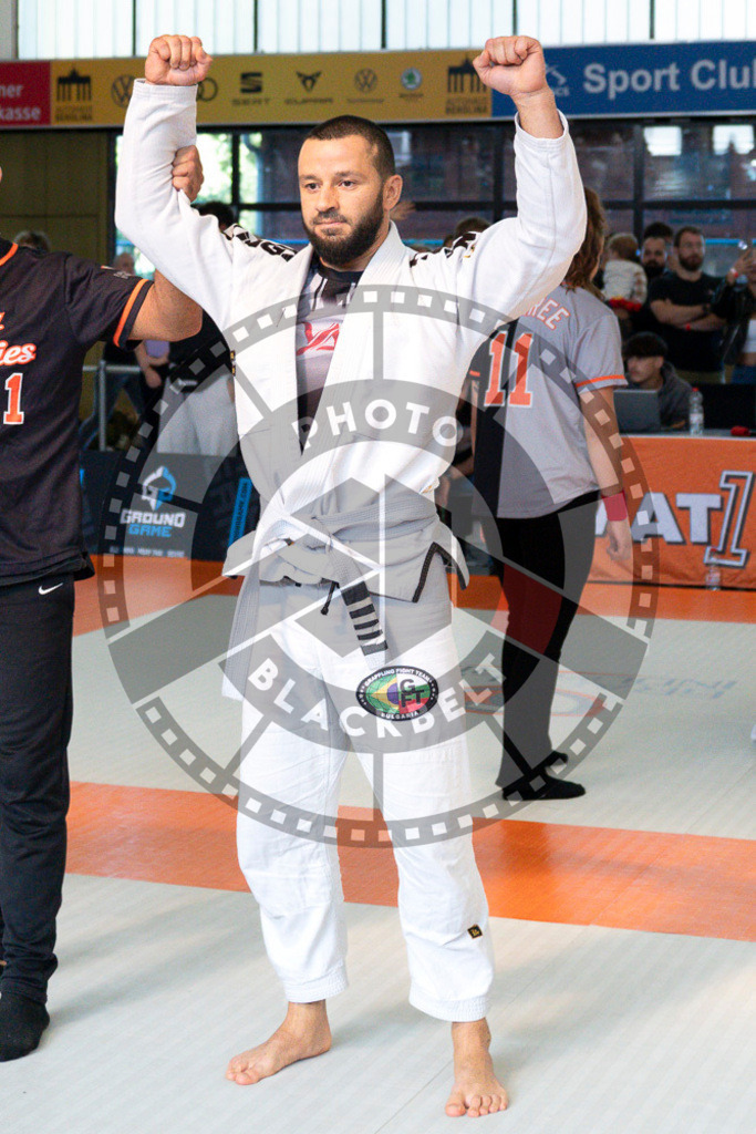 20240915PBB2638 | Athletes compete during the Grappling Industries’ grappling and Brazilian jiu-jitsu competition in Berlin, on September 15, 2024.