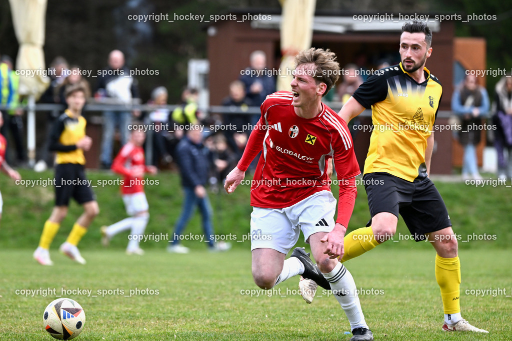 SV Arnoldstein vs. FC Union Sillian-Heinfels | #20 Marco Ortner FC Sillian, #6 Nermin Konjevic SV Arnoldstein, SV Arnoldstein vs. FC Union Sillian-Heinfels, SV Arnoldstein vs. FC Union Sillian-Heinfels am 29.03.2026 in Arnoldstein (Waldparkstadion Arnoldstein), Austria, (Photo by Bernd Stefan)