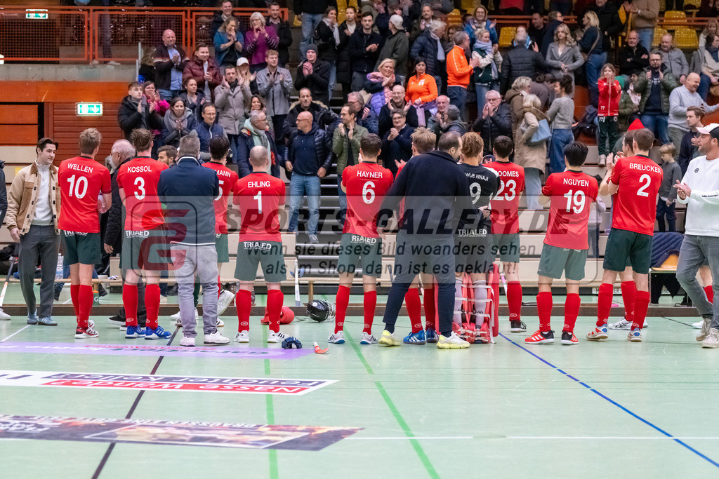 HK_20250110_101345 | 1. Bundesliga Halle Herren Crefelder HTC - Uhlenhorst Mülheim am 10.1.2025 Glockenspitz Halle Krefeld, Krefeld ,