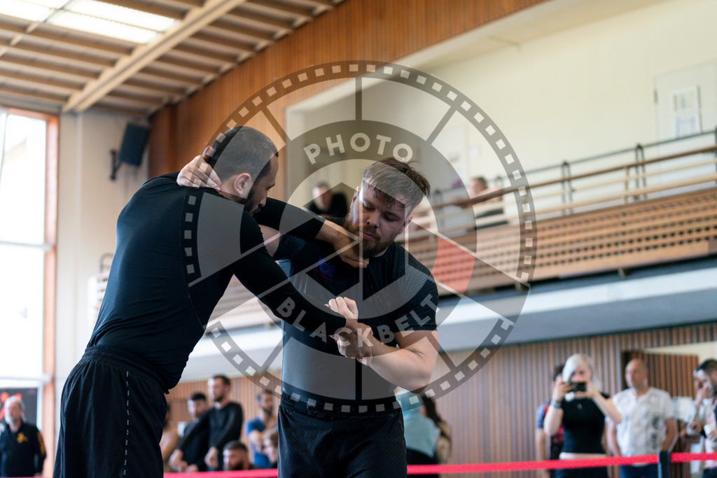 20240608PBB01500 | Fighters compete during the ILLCS VII summer edition luta livre competition in Hannover, Germany, on June 8, 2024.