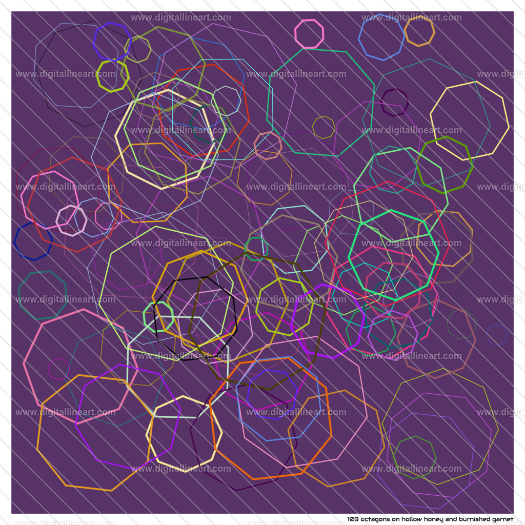 103-octagons-hollow-honey-and-burnished-garnet | digitallineart - Realisiert mit Pictrs.com