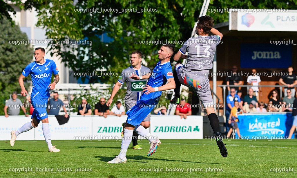 SAK vs. SV Dellach Gail 17.6.2023 | #4 Marko Gajic, #77 Armin Lulic, #9 Hrvoje Jakovljevic, #13 Gabriel Umfahrer