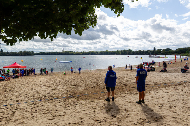 DLRG, Rettungssport, Beach- & Oceanevents, Landesmeisterschaften Freiwasser Rettungssport NRW 2025 13.09.2025 | Kalkar-Wissel, Deutschland - September, 13: Landesmeisterschaften Freiwasser Rettungssport NRW 2025 (Foto: Benedikt Lang (DLRG)) - Realisiert mit Pictrs.com