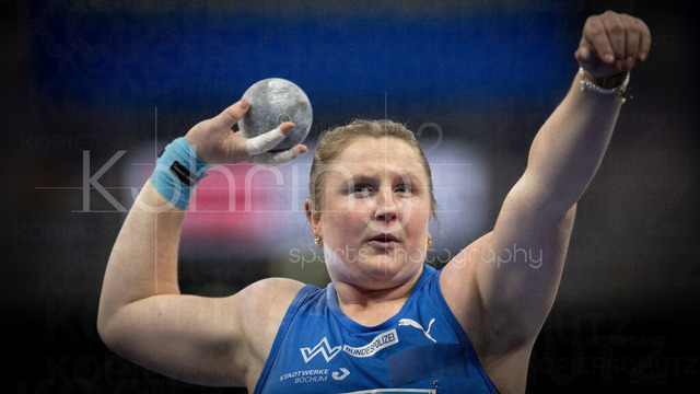 ISTAF Indoor; Duesseldorf, 24.01.2026 | DUESSELDORF, GERMANY - JANUARY 24: Julia Ritter (GER), shot put, during the ISTAF Indoor Dusseldorf at PSD Bank Dome on January 24, 2026 in Duesseldorf, Germany. 