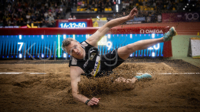 Deutsche Leichtathletik-Hallenmeisterschaften; Dortmund, 28.02.2026 | Luka Herden (LG Brillux Münster, 529); Deutsche Leichtathletik-Hallenmeisterschaften am 28.02.2026 in der Helmut-Körnig-Halle in Dortmund. 