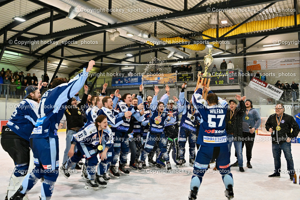 ESC Steindorf vs. EHC Althofen 8.3.2024 | ESC Steindorf vs. EHC Althofen 8.3.2024, ESC Steindorf vs. EHC Althofen Meisterfeier am 08.03.2024 in Steindorf (Ossiachersee Halle), Austria, (Photo by Bernd Stefan)