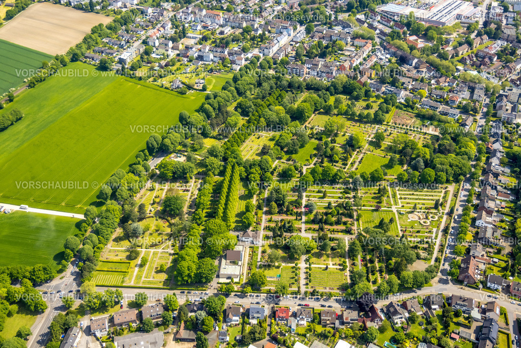 Gladbeck230510503 | Luftbild, Zentralfriedhaf Gladbeck-Mitte, Zweckel, Gladbeck, Ruhrgebiet, Nordrhein-Westfalen, Deutschland