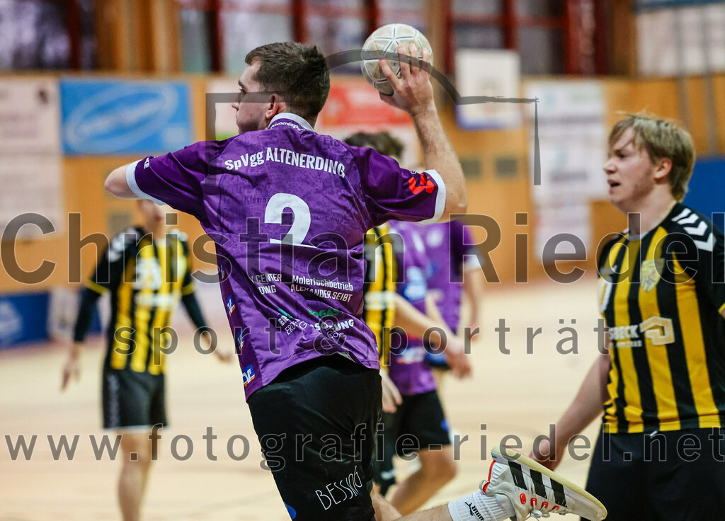 2023-12-16_057_SpVgg_Altenerding_gegen_HF_Scheyern | Erding, Deutschland, 16.12.2023:
Handball, Bezirksoberliga Männer 2023 / 2024, 11. Spieltag, SpVgg Altenerding gegen HF Scheyern, Endergebnis: 33:21

Foto: Christian Riedel / fotografie-riedel.net