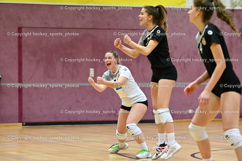 Askö Volley Eagles vs. Brückl Hot Volleys 5.4.2023 | #13 BEBEKAJLO Vanessa, #7 FANIC Nada, Jubel Askö Volley Eagles