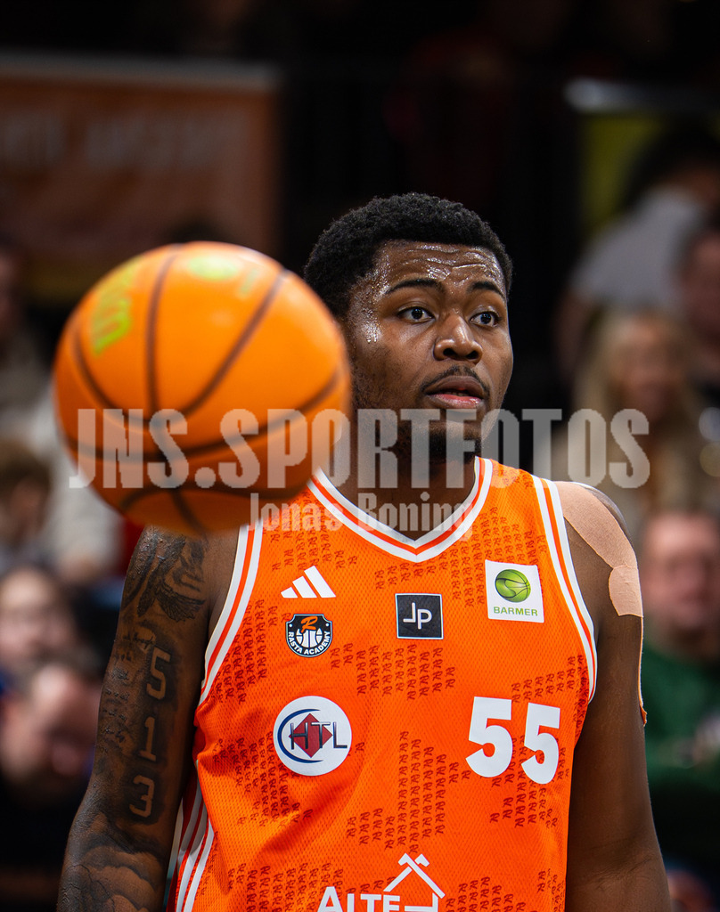 Basketball I Herren I Saison 2025-2026 I ProB Nord I 18. Spieltag I Rasta Vechta II - LOK Bernau-01 | Joel Moketo Lungelu (55,Rasta Vechta II) - Realisiert mit Pictrs.com