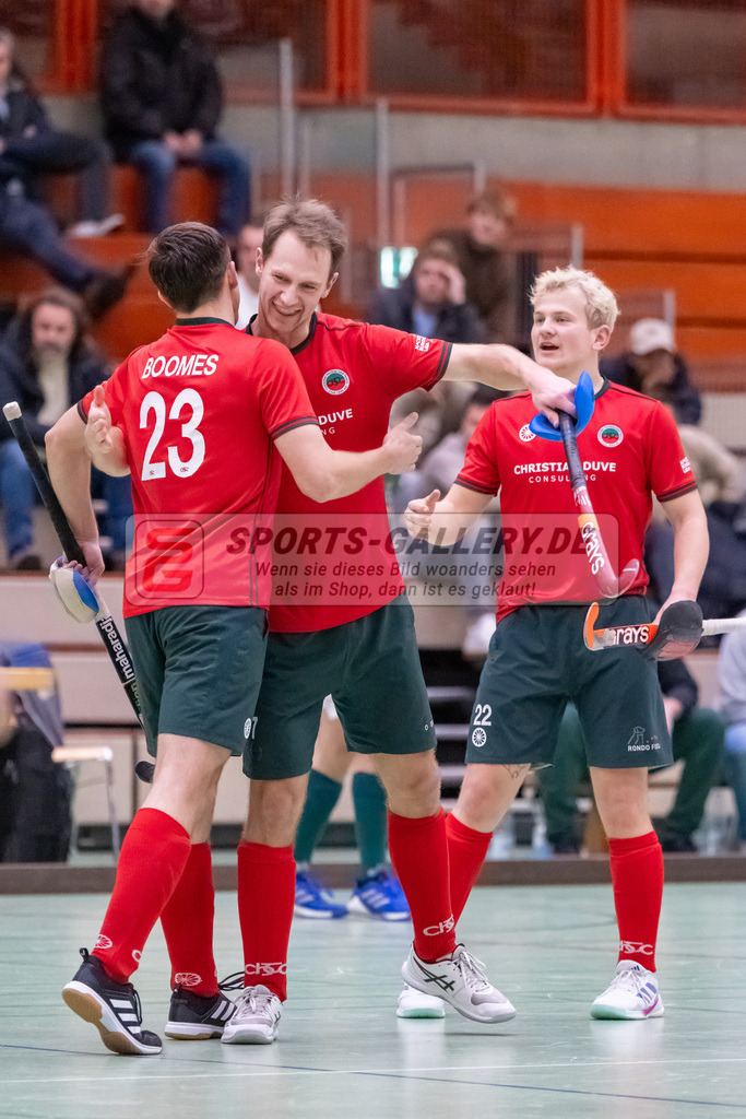 HK_20250110_101320 | 1. Bundesliga Halle Herren Crefelder HTC - Uhlenhorst Mülheim am 10.1.2025 Glockenspitz Halle Krefeld, Krefeld ,