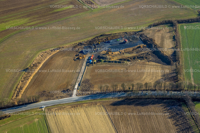 Witten240102606 | Luftbild, Windradneubau im Salinger Feld zwischen Autobahn A44 und Baroper Straße, Witten, Stadtgrenze Dortmund Eichlinghofen, Dortmund, Ruhrgebiet, Nordrhein-Westfalen, Deutschland