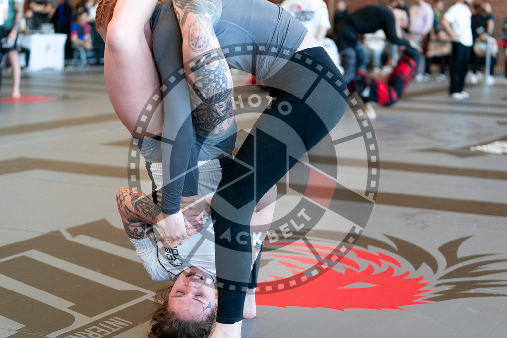 20250329PBB2646 | Fighters compete during the International Luta Livre (ILLCS) Germany IX Spring 2025 Competition spring on March 29, 2025 in Hannover, Germany.© Chiara Dazi