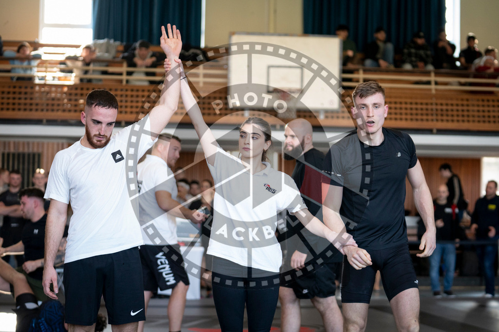 20240309PBB6245 | Fighters compete during the International Luta Livre (ILLCS) Spring Championship in Hannover, Germany, on March 9, 2024.