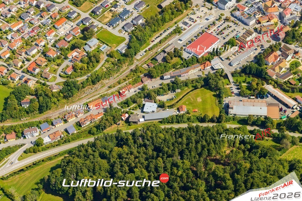 Luftaufnahme von  Grafenau - Die Luftaufnahme wurde 2025 vom UL-Flugzeug heraus erstellt ( keine Drohne ) - Hochauflösende Luftaufnahme - für professionelle Ausdrucke geeignet. Die Geschenkidee !Mit Lizenz und Bildrechte bestellbar
