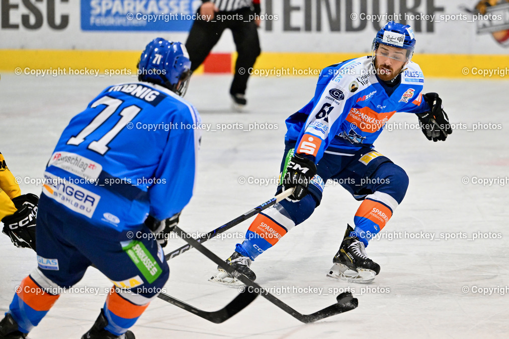 ESC SPARKASSE STEINDORF vs. MET PHOTOVOLTAIK HORNETS SPITTAL | #71 Dobnig Elias ESC Steindorf, #61 Friedrich Daniel ESC Steindorf, ESC SPARKASSE STEINDORF vs. MET PHOTOVOLTAIK HORNETS SPITTAL, ESC SPARKASSE STEINDORF vs. MET PHOTOVOLTAIK HORNETS SPITTAL am 22.11.2025 in Steindorf (Ossiachersee Halle), Austria, (Photo by Bernd Stefan)