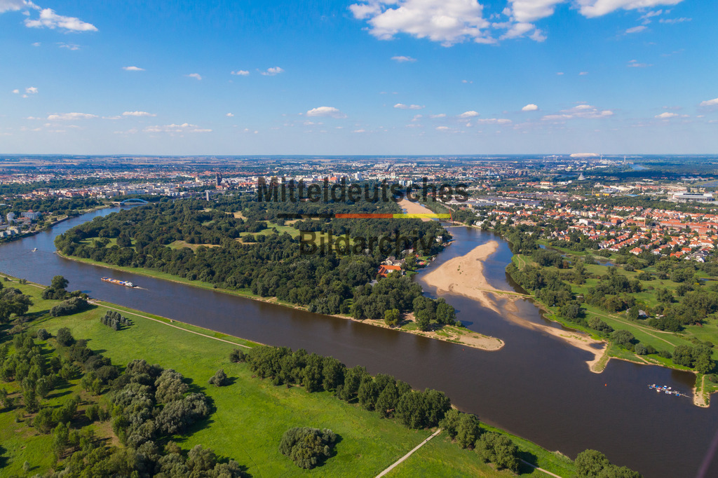 Magdeburg Rothehornparkspitze Elbverlauf-4834 | Elbe und Rothehornparkspitze mit Alter Elbe - Realisiert mit Pictrs.com