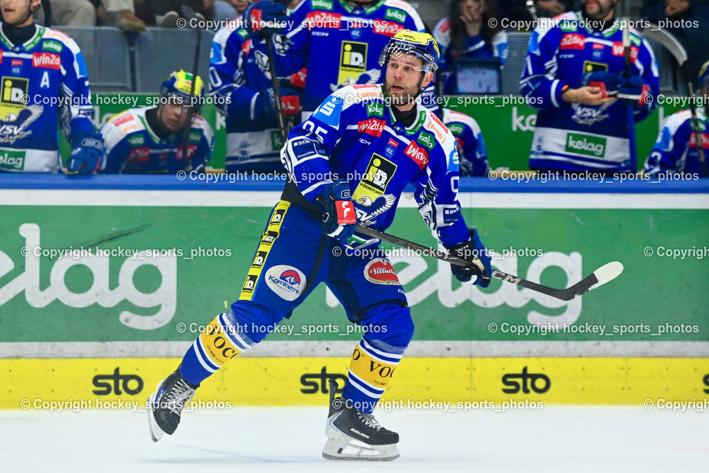 EC IDM WÄRMEPUMPEN VSV vs. Vienna Capitals | #95 Mark Katic EC VSV, EC IDM WÄRMEPUMPEN VSV vs. Vienna Capitals, EC IDM WÄRMEPUMPEN VSV vs. Vienna Capitals am 16.11.2025 in Villach (Stadthalle Villach), Austria, (Photo by Bernd Stefan)