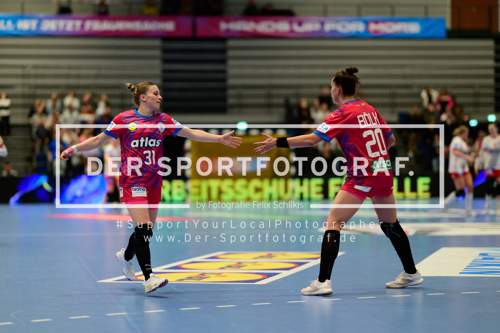 Handball I Frauen I Saison 2024-2025 I Länderspiel I Deutschland - Dänemark I 58599 | Der Sportfotograf. - Realisiert mit Pictrs.com