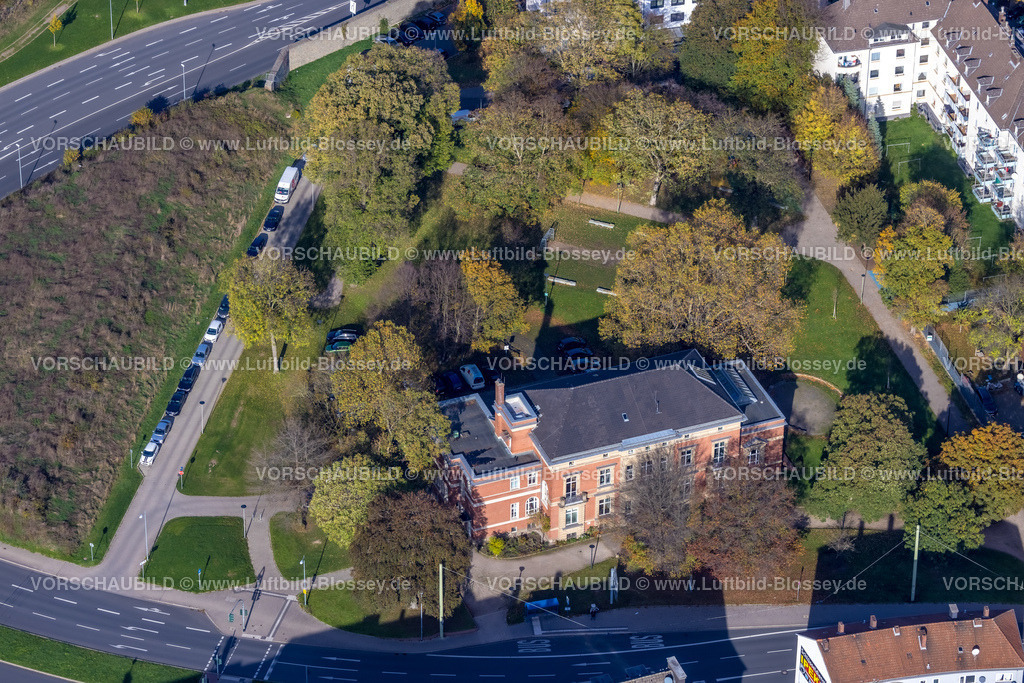 Hagen221016044 | Luftbild, Volkshochschule Hagen, Wehringhausen, Hagen, Ruhrgebiet, Nordrhein-Westfalen, Deutschland