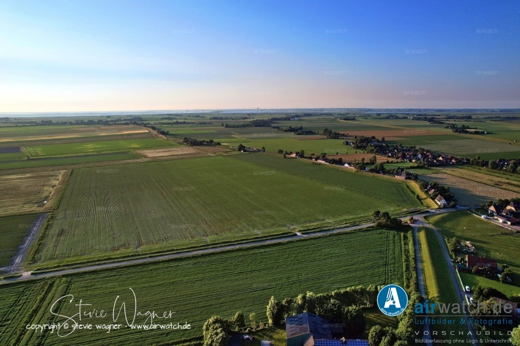 Luftbild Nordstrand, Suederhafen, An de Wehl, Evensbüller Chaussee, Husumer Bucht | Luftbild Nordstrand, Suederhafen, An de Wehl, Evensbüller Chaussee, Husumer Bucht
