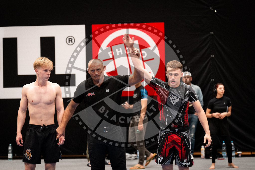 20250906PBB4076 | Fighters compete during the ADCC European Trials  competition in Warsaw, Poland, on September 6, 2025.