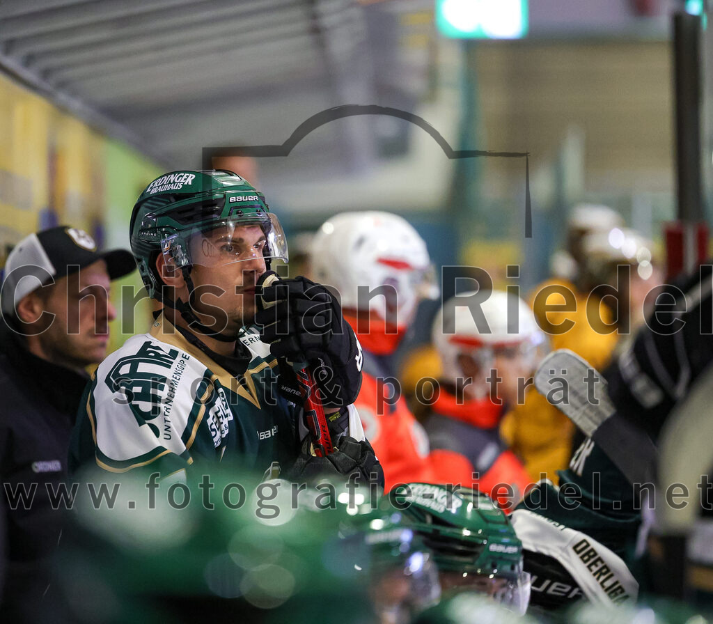 2025-08-22_114_TSV_Erding_gegen_EV_Fuessen | Erding, Deutschland, 22.08.2025:Eishockey, Oberliga Süd 2025 / 2026, Testspiel, TSV Erding gegen EV Füssen, Endergebnis: 1:4Foto: Christian Riedel / fotografie-riedel.net