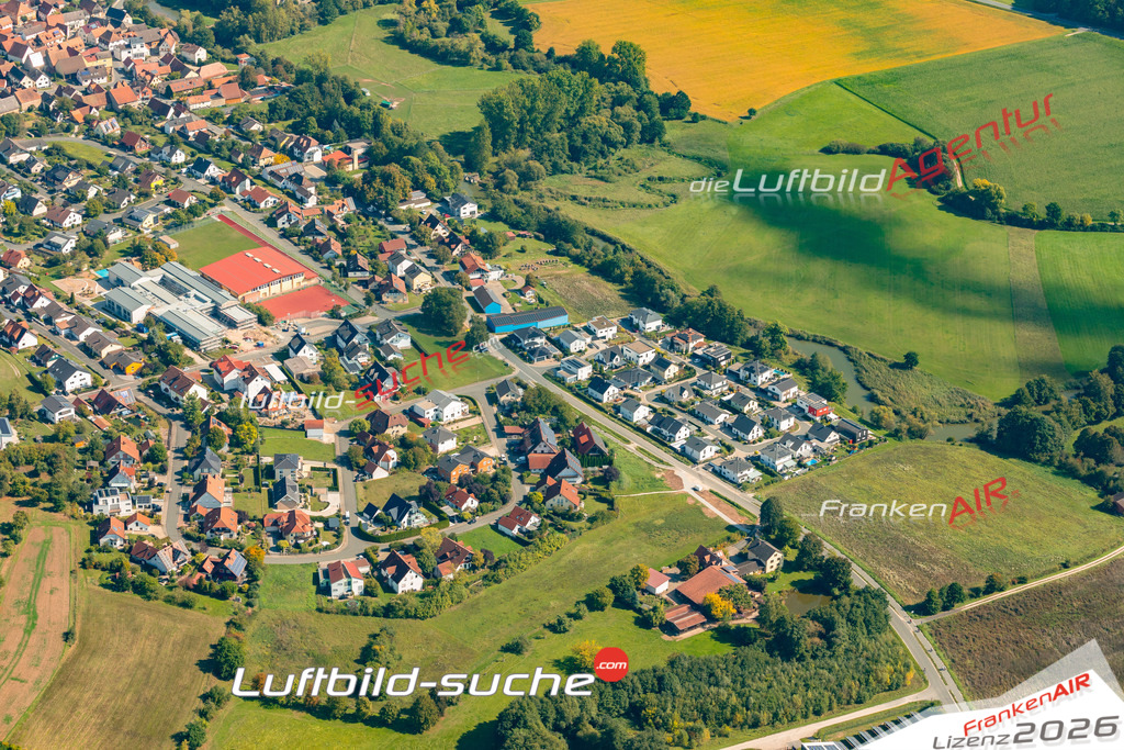 Luftaufnahme von Hallerndorf Vs Google Maps- Die Luftaufnahme wurde 2025 vom UL-Flugzeug heraus erstellt ( keine Drohne ) - Hochauflösende Luftaufnahme - für professionelle Ausdrucke geeignet. Die Geschenkidee !Mit Lizenz und Bildrechte bestellbar