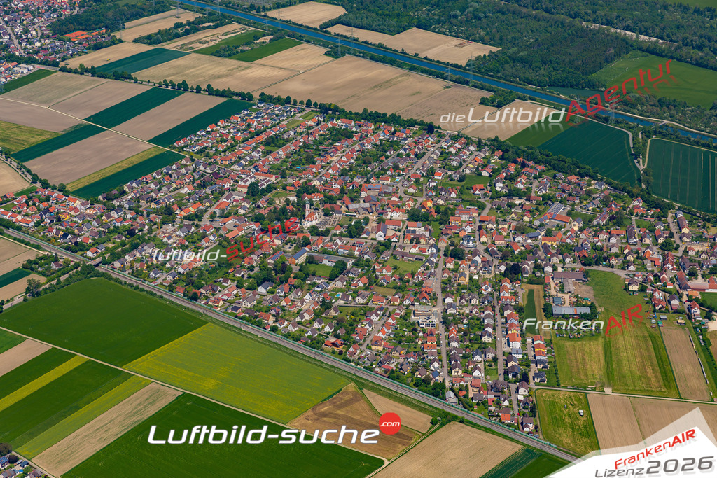 Das Luftbild der Stadt Meitingen wurde 2021 vom Flugzeug heraus erstellt (keine Drohne) Aufnahmehöhe ca.450 Meter- hohe Bildauflösung und Druck-Qualität garantiert!