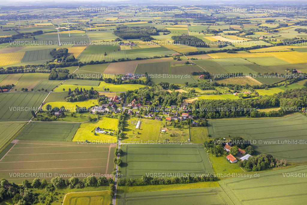 Hamm220602087 | Luftbild, Ortsteil Pedinghausen, Rhynern, Hamm, Ruhrgebiet, Nordrhein-Westfalen, Deutschland