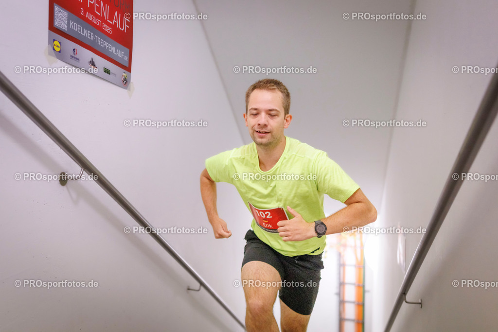 KölnTurm Treppenlauf; Köln, 03.08.2025 | Impressionen vom KölnTurm Treppenlauf am 03.08.2025 in Köln (Nordrhein-Westfalen). 