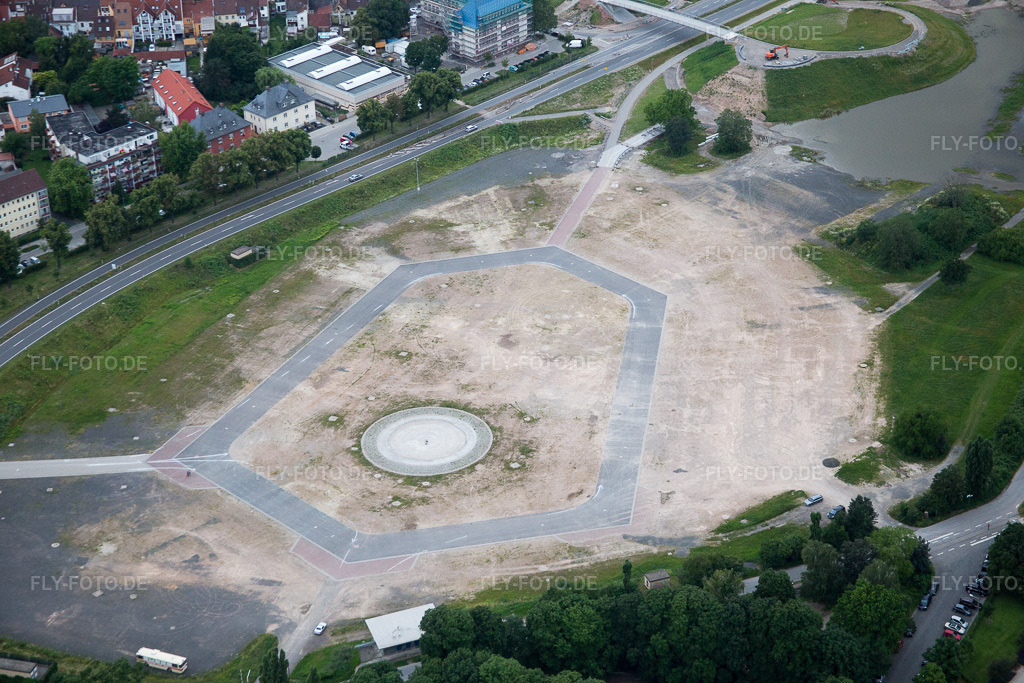 Luftbild: Festplatz in Worms im Bundesland Rheinland-Pfalz in Deutschland. Foto: IMG_091093.jpg vom 04.07.2016 durch Werner Riehm/FLY-FOTO.de