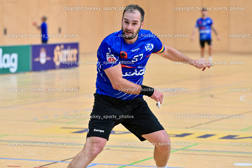 SC Ferlach vs. Bregenz Handball | #57 LEBAN Patrik SC Ferlach, SC Ferlach vs. Bregenz Handball, SC Ferlach vs. Bregenz Handball am 28.09.2024 in Ferlach (Ballspielhalle Ferlach), Austria, (Photo by Bernd Stefan)