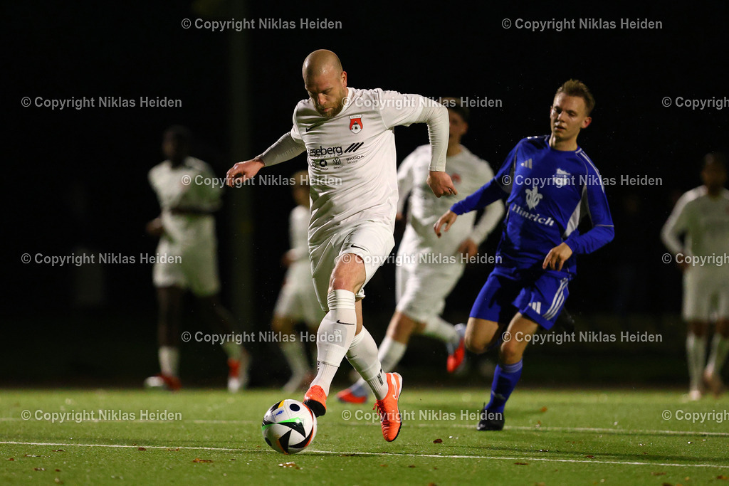 NH_TuSOsdorf_UnionTornesch_LottoPokal_08102025 | #15 Marcel Peters (TuS Osdorf)Fußball I Herren I Lotto-Pokal I Saison 2025-2026  I 3. Runde I TuS Osdorf - Union Tornesch I 08.10.2025 I Sportplatz Blomkamp