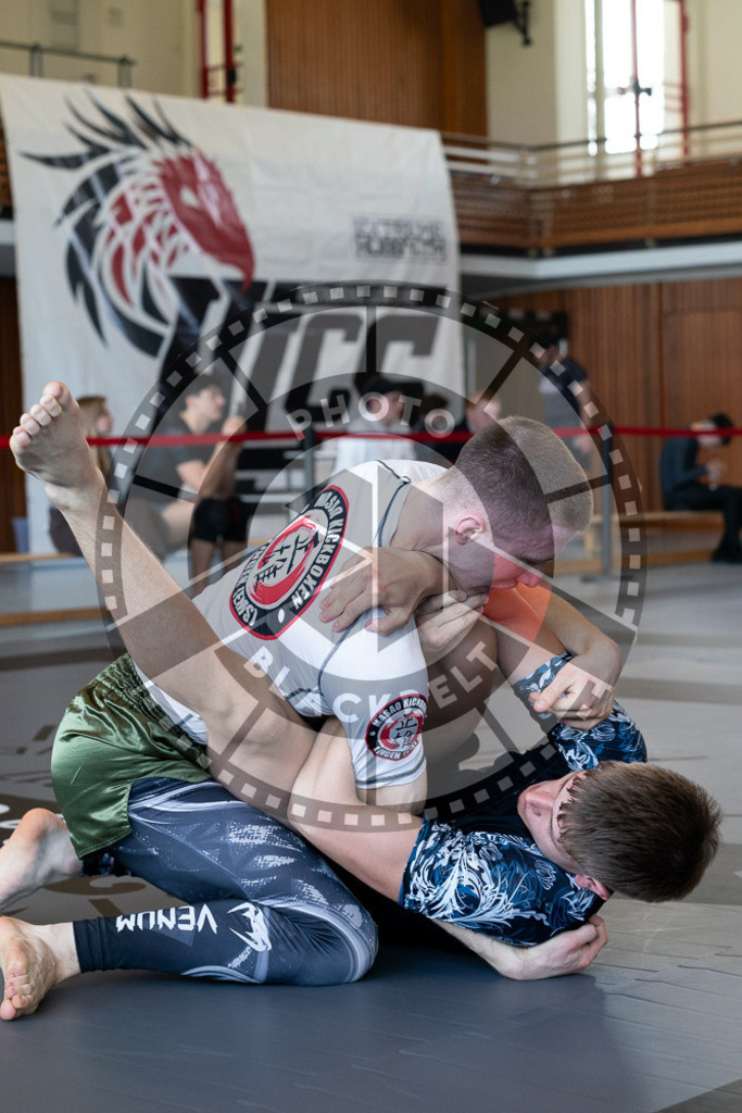 20250329PBB1049 | Fighters compete during the International Luta Livre (ILLCS) Germany IX Spring 2025 Competition spring on March 29, 2025 in Hannover, Germany.© Chiara Dazi